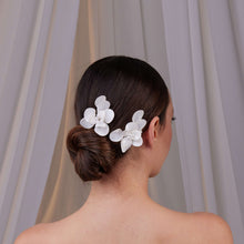 Load image into Gallery viewer, Two-Piece Resin Flower Hair Pin Set