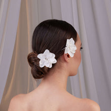 Load image into Gallery viewer, Two-Piece Resin Flower Hair Pin Set