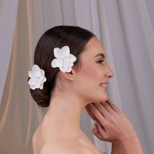 Load image into Gallery viewer, Two-Piece Resin Flower Hair Pin Set