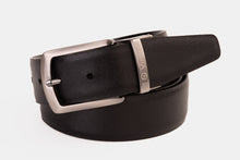 Load image into Gallery viewer, The Sun Reversible Black Patent Leather Belt