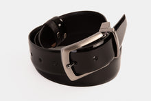 Load image into Gallery viewer, The Sun Reversible Black Patent Leather Belt