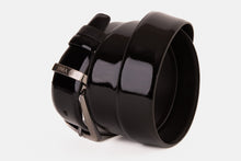 Load image into Gallery viewer, The Sun Reversible Black Patent Leather Belt