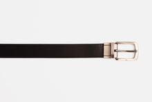 Load image into Gallery viewer, The Sun Reversible Black Patent Leather Belt