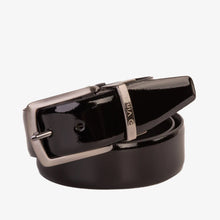 Load image into Gallery viewer, The Sun Reversible Black Patent Leather Belt