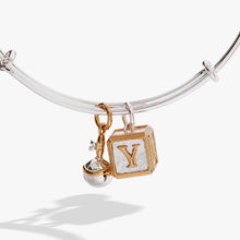 Load image into Gallery viewer, Baby Block and Rattle Bangle