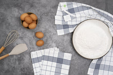 Load image into Gallery viewer, Windowpane Kitchen Towels