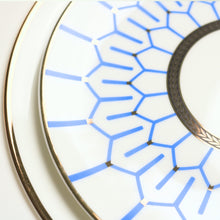 Load image into Gallery viewer, Blue Mosaic Accent Plate - Set of 4