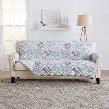 Load image into Gallery viewer, Reversible Floral Patchwork Furniture Protector - Maribel Collection