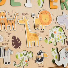 Load image into Gallery viewer, Name Board Jungle Theme