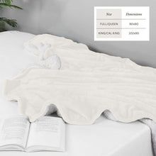 Load image into Gallery viewer, Velvet Plush Sherpa Bed Blanket - Sherpa Fleece Collection
