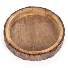 Load image into Gallery viewer, Bois Set of 3 Wood Bark Nut Bowls