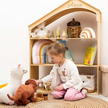 Load image into Gallery viewer, White Dollhouse Bookcase