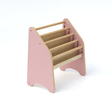 Load image into Gallery viewer, Wooden Montessori Bookshelf Pink