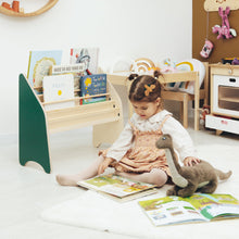Load image into Gallery viewer, Wooden Montessori Bookshelf White