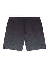 Load image into Gallery viewer, Boss Vale Monogram Print Shorts - Black