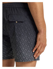 Load image into Gallery viewer, Boss Vale Monogram Print Shorts - Black