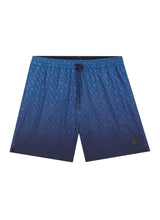 Load image into Gallery viewer, Boss Vale Monogram Print Shorts - Blue