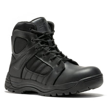 Load image into Gallery viewer, Botas Pro Black Men's 6 inch Side Zipper Rubber Sole Tactical Boots BMP111BK