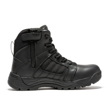 Load image into Gallery viewer, Botas Pro Black Men's 6 inch Side Zipper Rubber Sole Tactical Boots BMP111BK