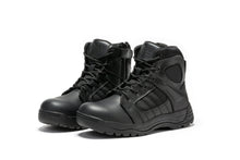 Load image into Gallery viewer, Botas Pro Black Men's 6 inch Side Zipper Rubber Sole Tactical Boots BMP111BK