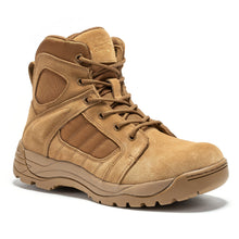 Load image into Gallery viewer, Botas Pro Coyote Men's 6 inch Side Zipper Rubber Sole Tactical Boots BMP111CT
