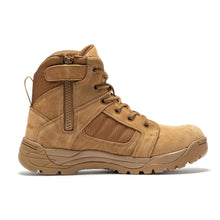 Load image into Gallery viewer, Botas Pro Coyote Men's 6 inch Side Zipper Rubber Sole Tactical Boots BMP111CT