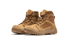 Load image into Gallery viewer, Botas Pro Coyote Men's 6 inch Side Zipper Rubber Sole Tactical Boots BMP111CT