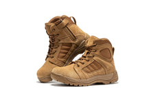 Load image into Gallery viewer, Botas Pro Coyote Men's 6 inch Side Zipper Rubber Sole Tactical Boots BMP111CT