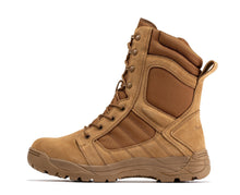 Load image into Gallery viewer, Botas Pro Coyote Men's 8 inch Side Zipper Rubber Sole Tactical Boots BMP110CT