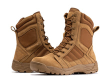 Load image into Gallery viewer, Botas Pro Coyote Men's 8 inch Side Zipper Rubber Sole Tactical Boots BMP110CT