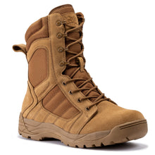 Load image into Gallery viewer, Botas Pro Coyote Men's 8 inch Side Zipper Rubber Sole Tactical Boots BMP110CT