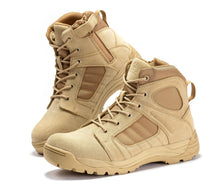 Load image into Gallery viewer, Botas Pro Sand Men's 6 inch Side Zipper Rubber Sole Tactical Boots BMP110