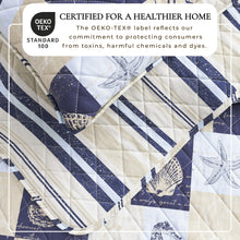 Load image into Gallery viewer, Caspian Collection Coastal Patchwork Quilt Set