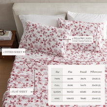 Load image into Gallery viewer, Watercolor Floral Sheet Set - Delia Collection