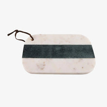 Load image into Gallery viewer, Brandy Green &amp; White Marble Cheese Board