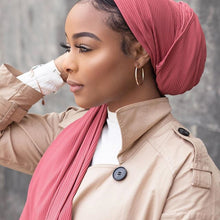 Load image into Gallery viewer, Breathable Stretch Knit Scarf Hijab (MH189)