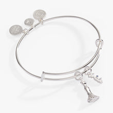 Load image into Gallery viewer, Bridal Gown Duo Charm Bangle