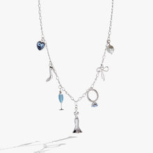 Load image into Gallery viewer, Bridal Multi-Charm Necklace