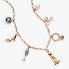 Load image into Gallery viewer, Bridal Multi-Charm Necklace