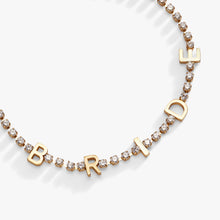Load image into Gallery viewer, "Bride" Crystal Tennis Bracelet