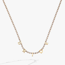 Load image into Gallery viewer, “Bride” Crystal Tennis Necklace