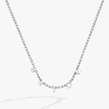 Load image into Gallery viewer, “Bride” Crystal Tennis Necklace