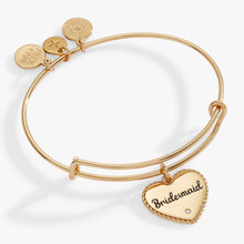Load image into Gallery viewer, Bridesmaid Heart Bangle