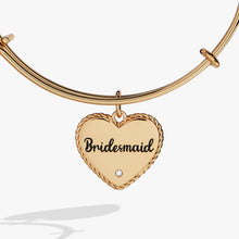 Load image into Gallery viewer, Bridesmaid Heart Bangle