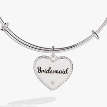 Load image into Gallery viewer, Bridesmaid Heart Bangle