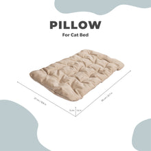 Load image into Gallery viewer, Sleeping Cat Pillow - Brown
