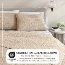 Load image into Gallery viewer, 100% Cotton Honeycomb Waffle Garment Washed Quilt Set - Genevieve Collection