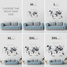 Load image into Gallery viewer, Bundle: Colored Map and Flags Pins