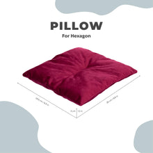 Load image into Gallery viewer, Cat Cushion Pillow - Burgundy