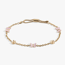 Load image into Gallery viewer, Butterfly and Flower Anklet